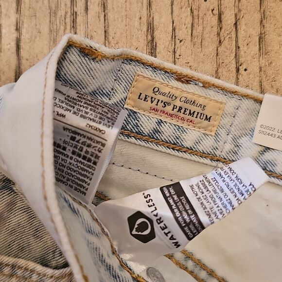 Levi's High Rise 501 Shorts Size 25 NWT - Picture 5 of 13